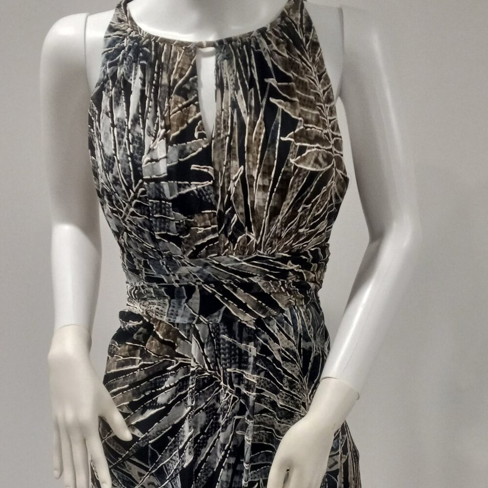 R&M RICHARDS Womens Zippered Lined Sleeveless Dress